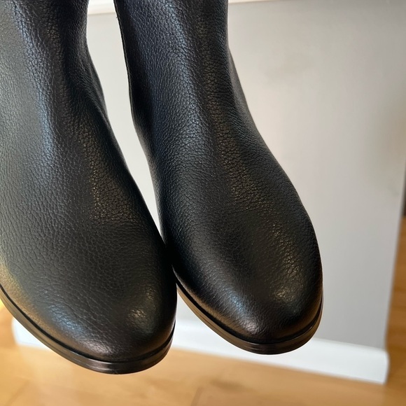 Michael Michael Kors black pebbled leather over the knee knee high boots 5.5 - Picture 5 of 16